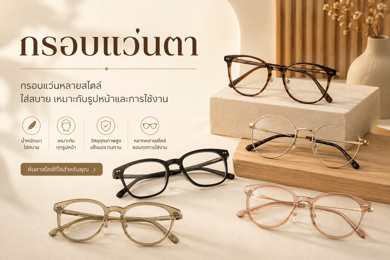 กรอบแว่นตา January Optical