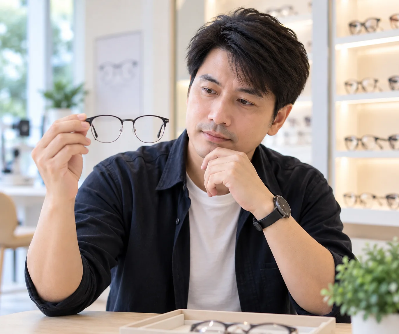 คนกำลังสงสัยว่าควรเปลี่ยนแว่นเมื่อไร